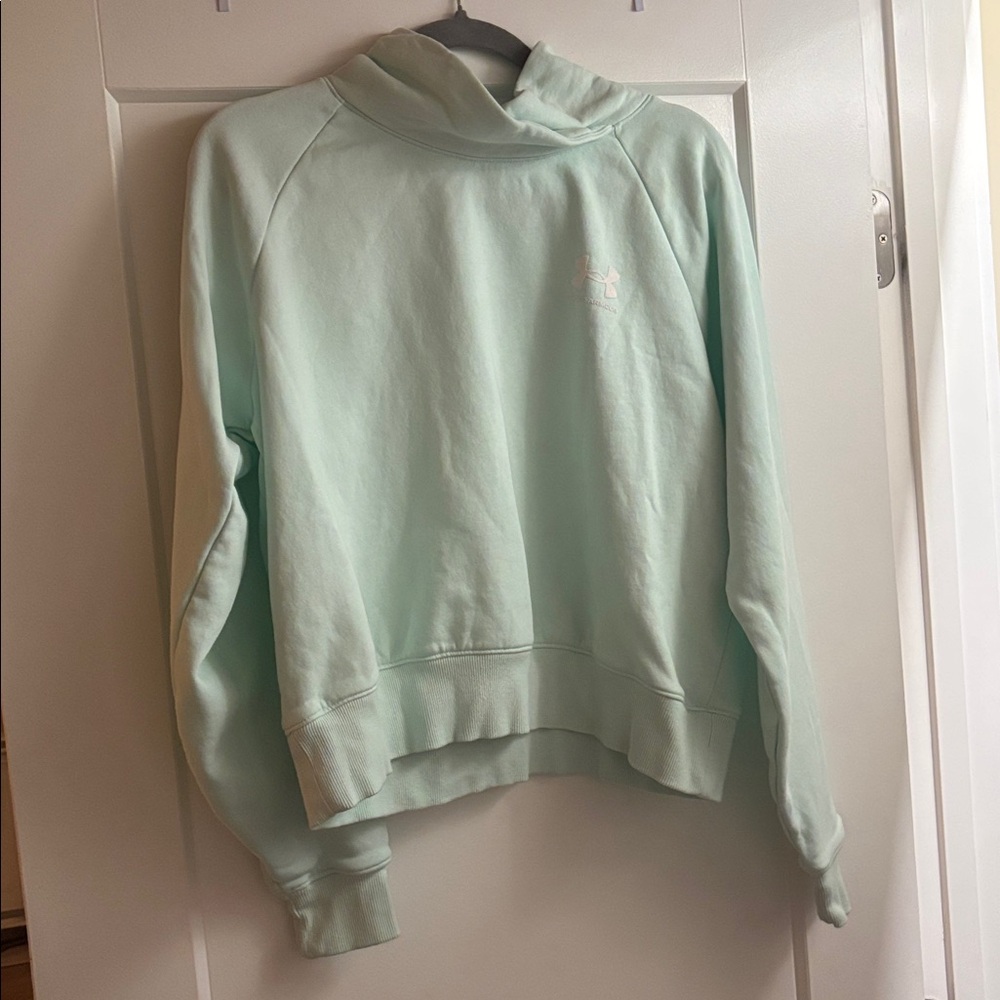 Under Armour Women's Light Green Cowl Neck Sweater